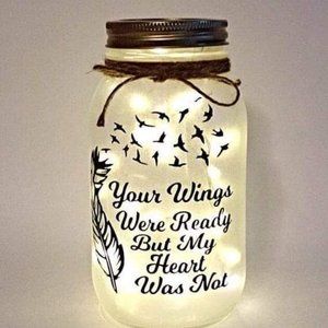 Fairy lights Memory Jars